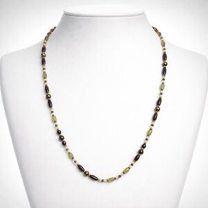 Beaded Costume Jewelry Single‎ or Double Strand Necklace